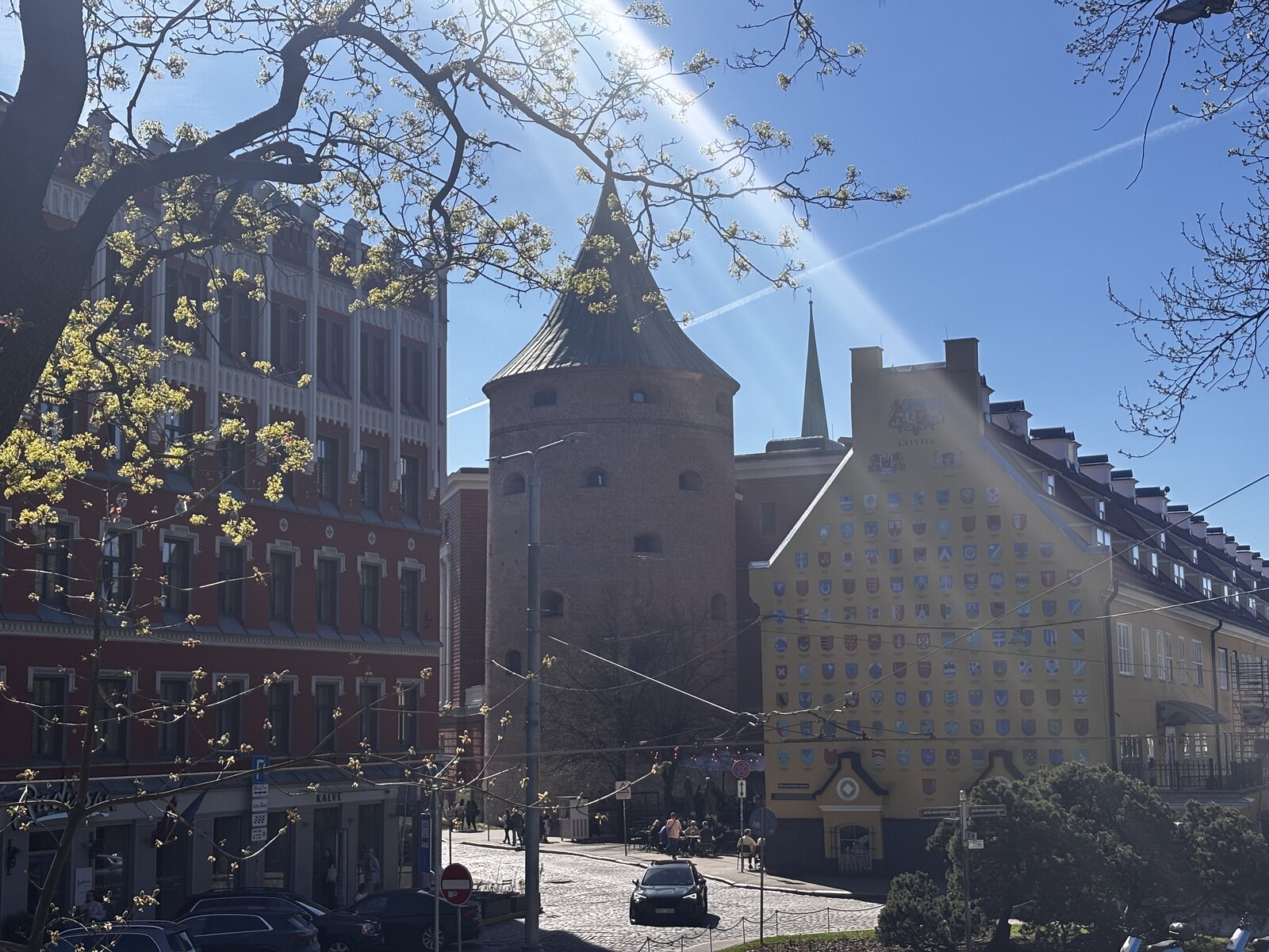 The Powder Tower (Pulvertornis) on Smilšu iela in Riga, Latvia