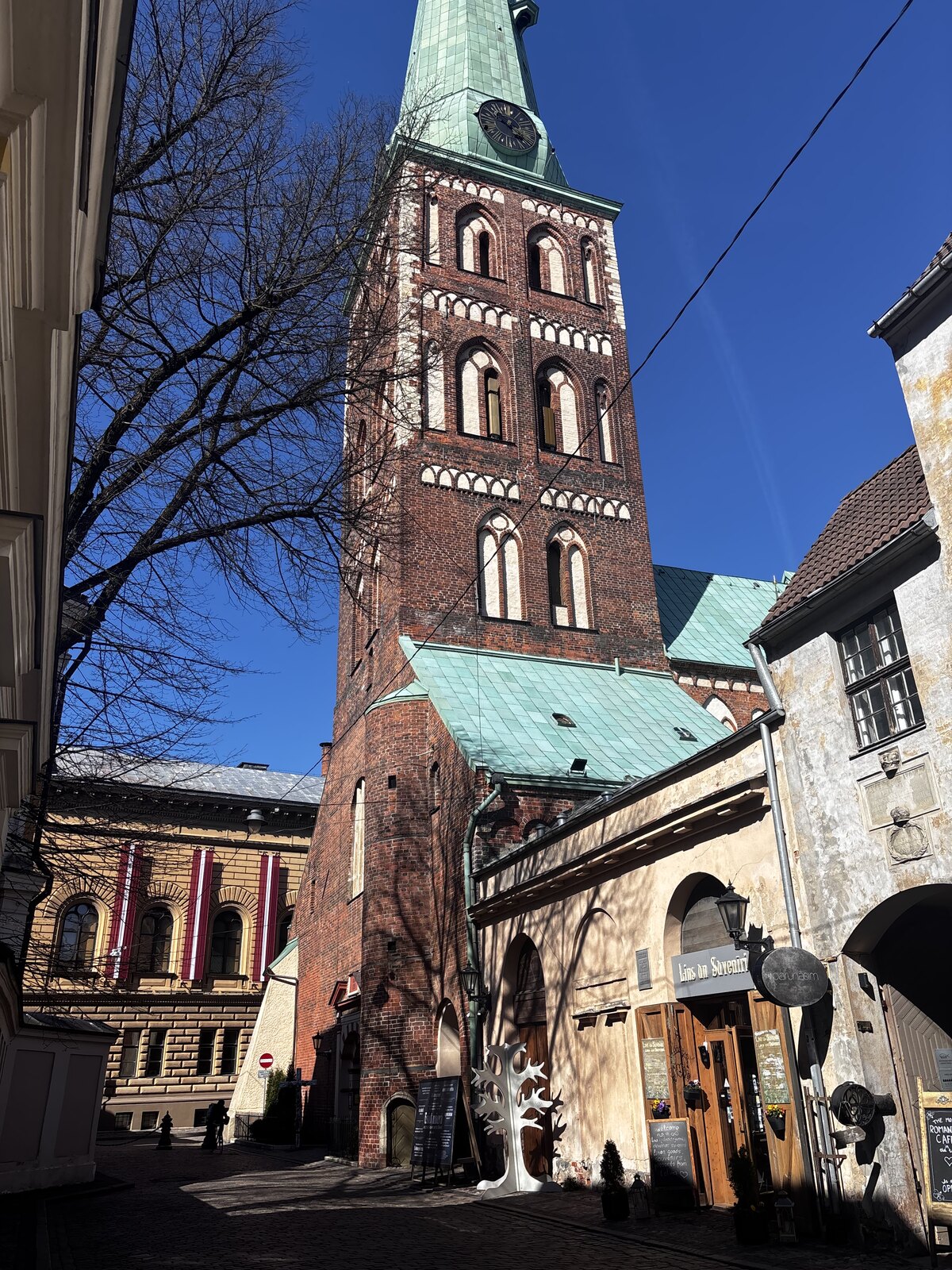 St James's Cathedral on Jēkaba iela in Riga Old Town, Latvia