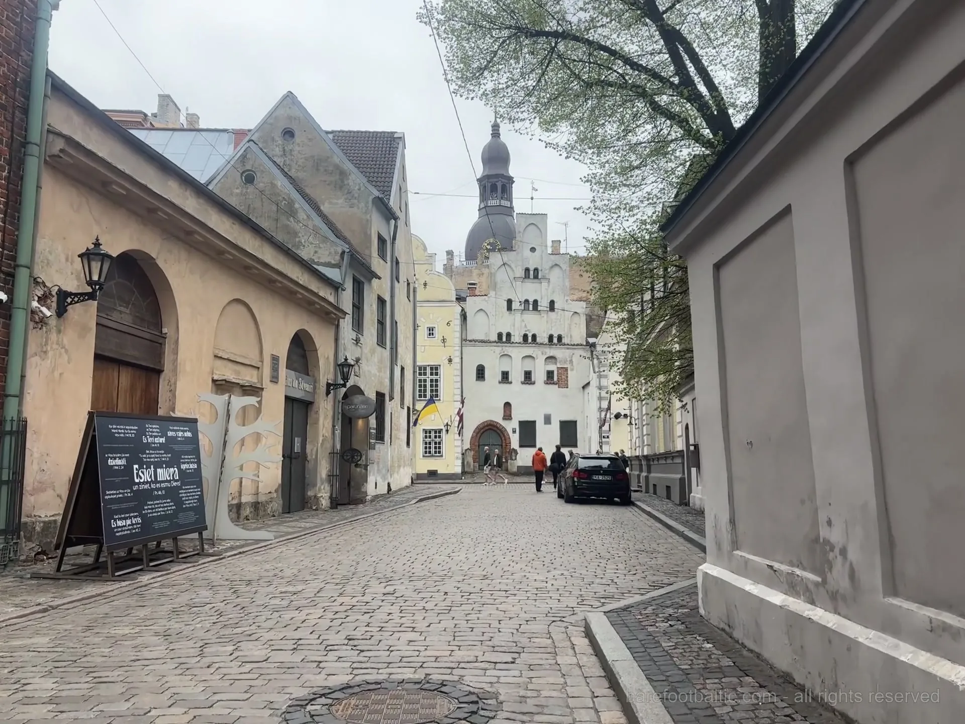 Street view toward the Three Brothers