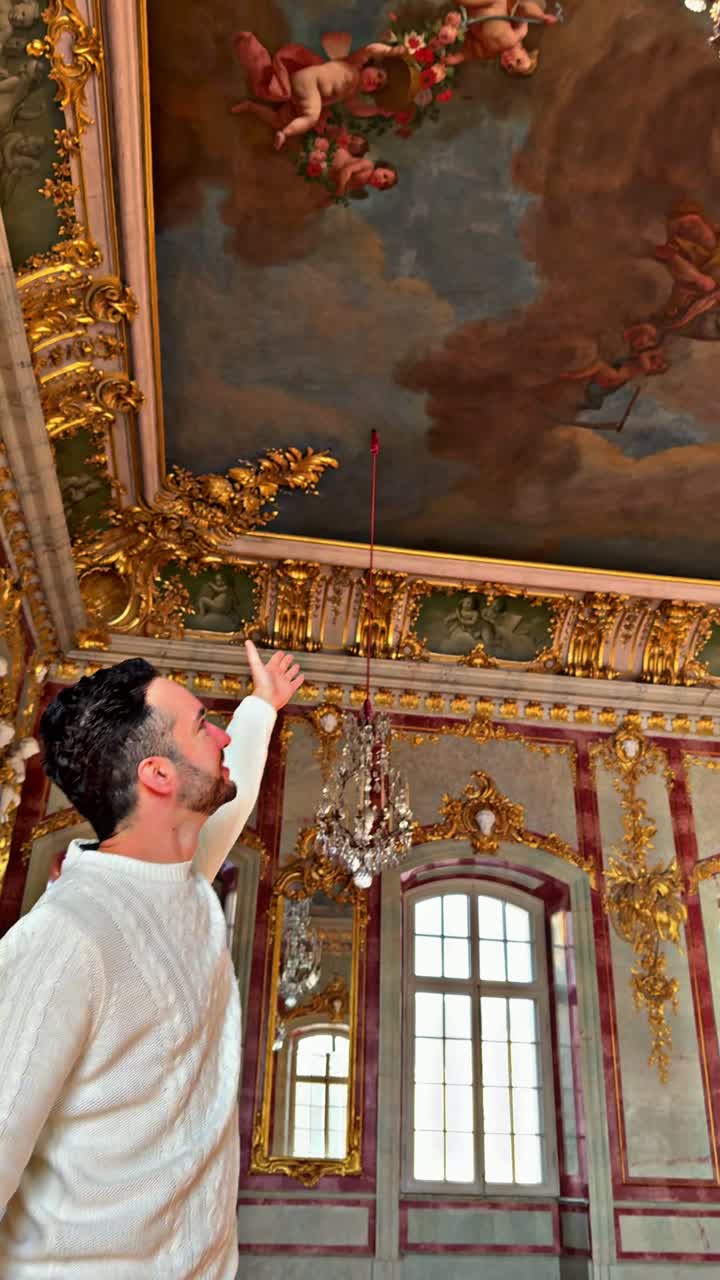 Palace Golden Hall Ceiling in Rundāle