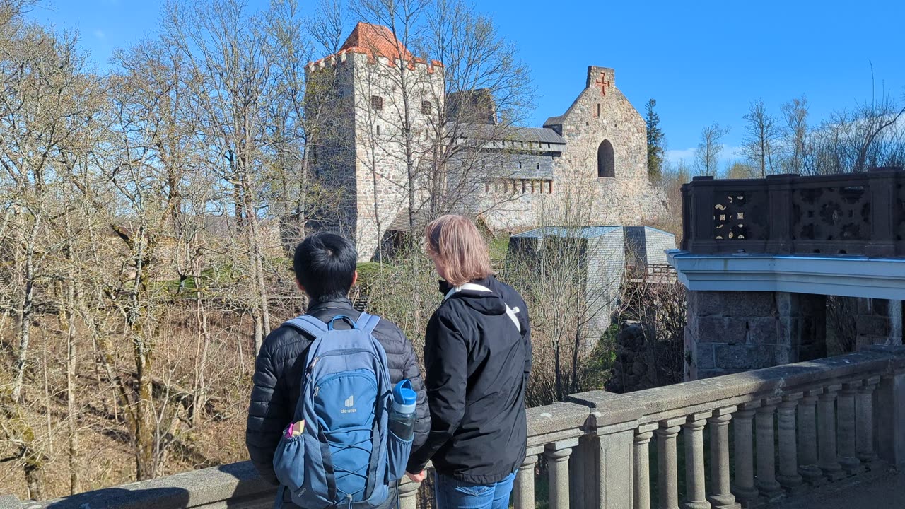 Cesis Castle Guests Viewing in Sigulda