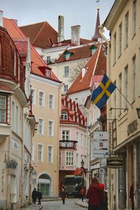 Urban Street Woman Walking in Tallinn