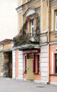 Architecture Facade City Street in Vilnius