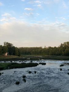Venta Waterfall Aerial in Kuldīga