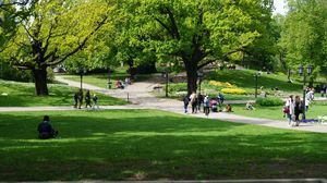 Bastejkalns Park People in Riga