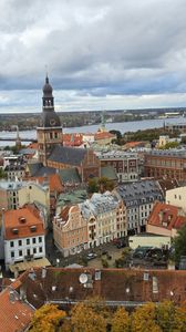 Old Town Aerial View in Riga