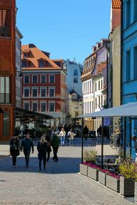 Old Town People Walking in Riga