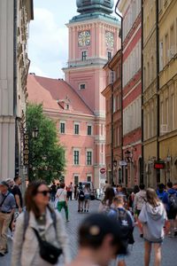 Old Town Cobblestone Street in Warsaw