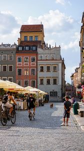 Old Town Street Scene in Warsaw